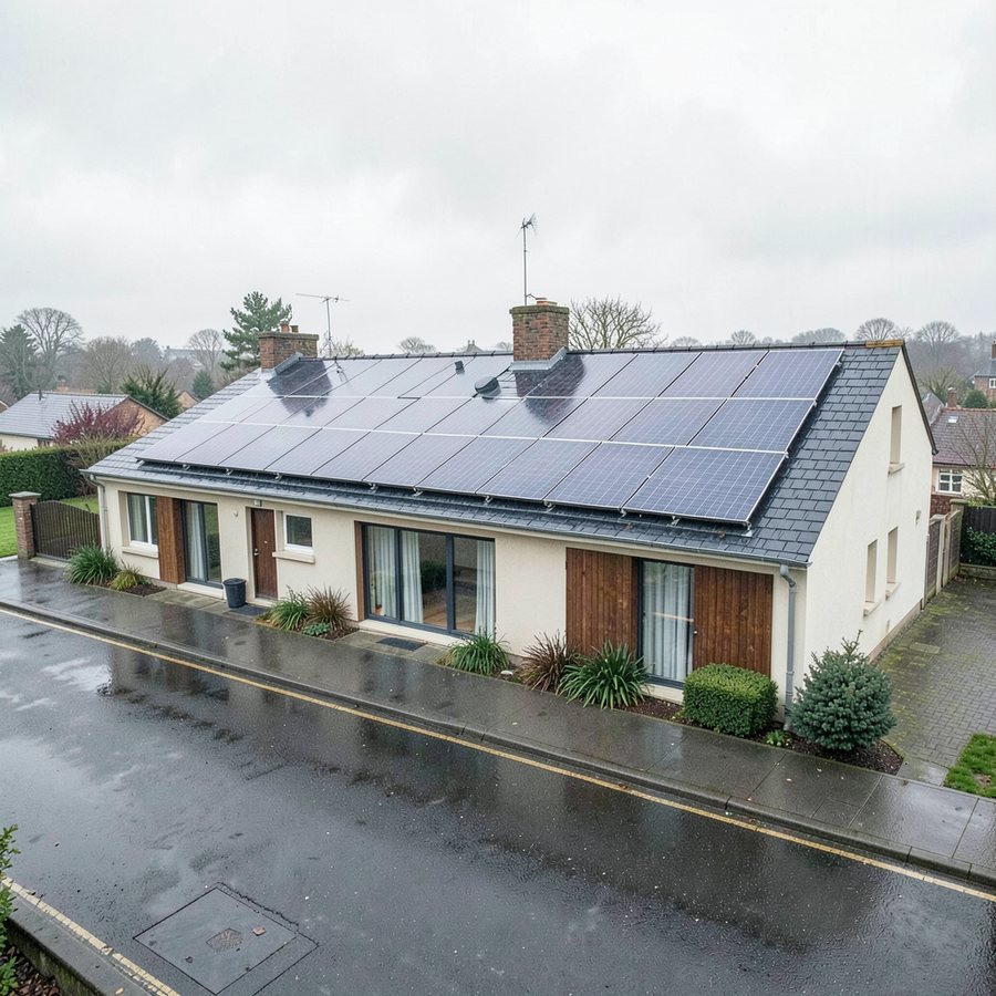 Aide panneau solaire maison neuve