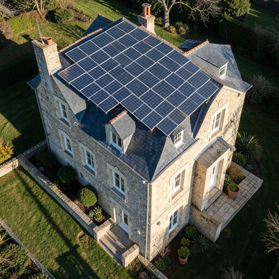 Aide pour la pose de panneaux solaires