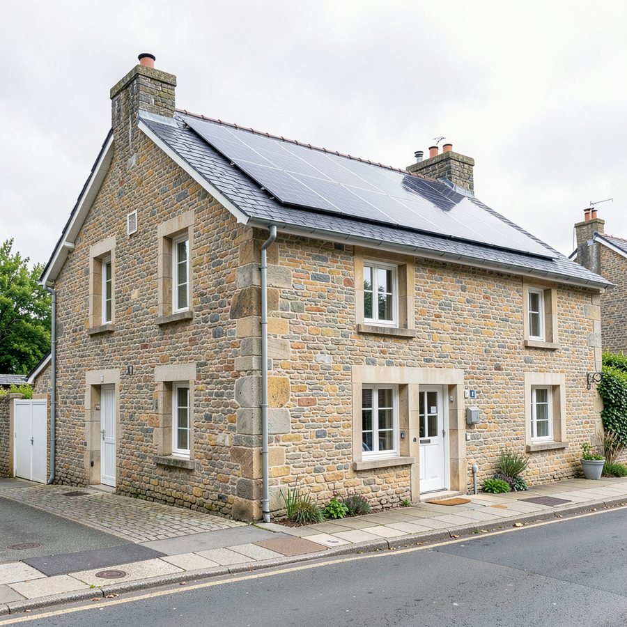 Aide pour panneau solaire maison neuve