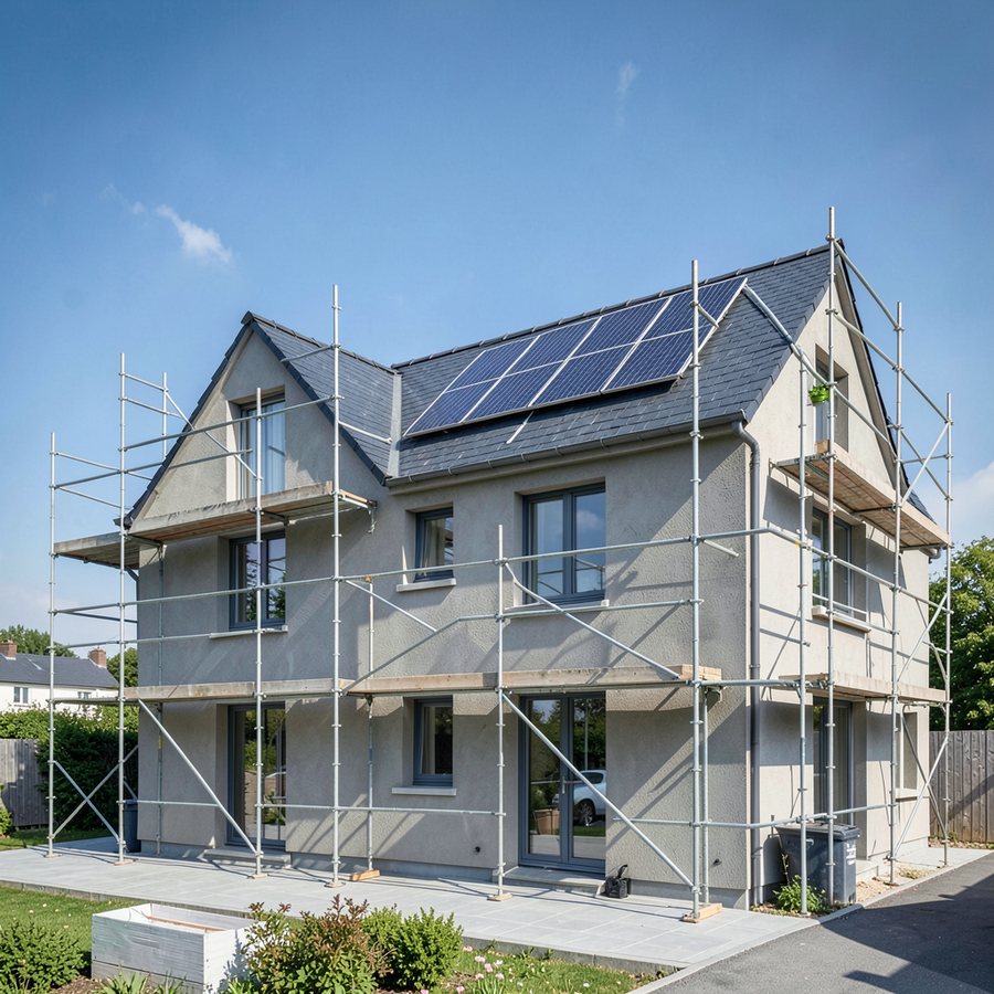 Installation de panneaux photovoltaïques