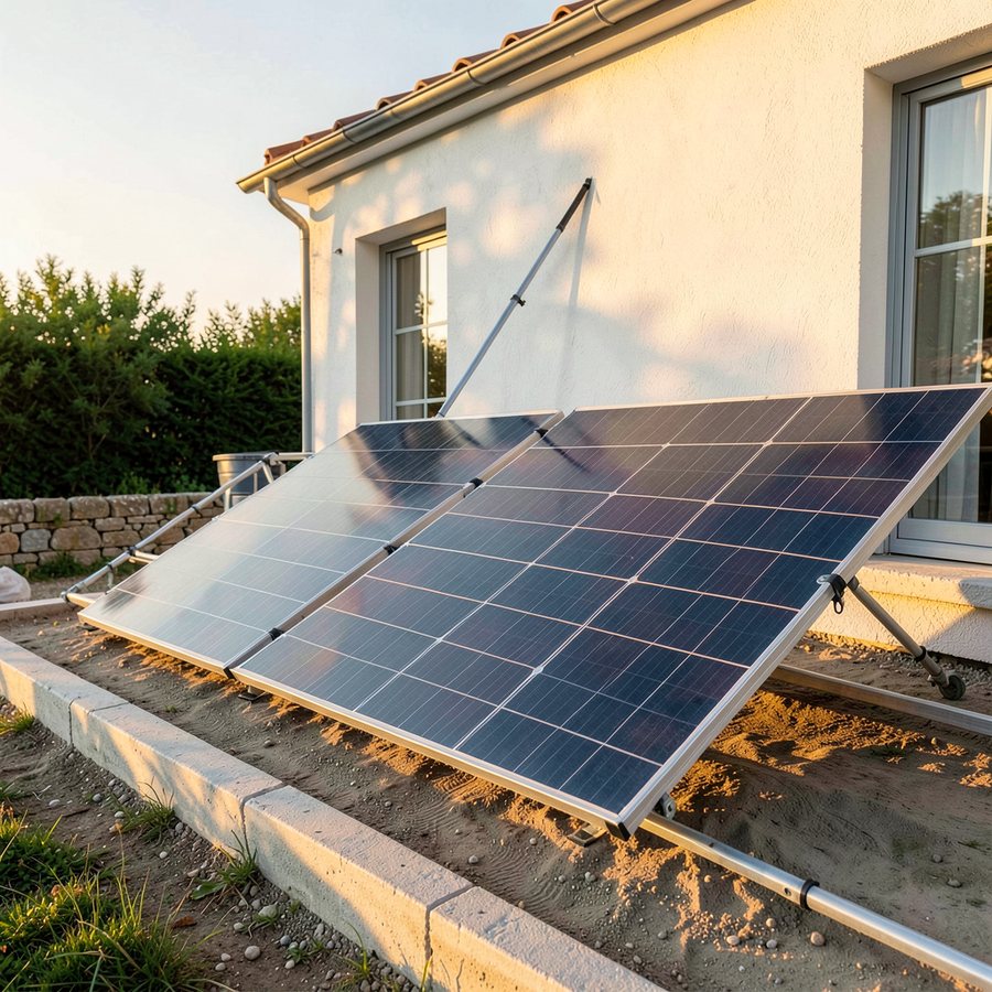 Installation panneau photovoltaique