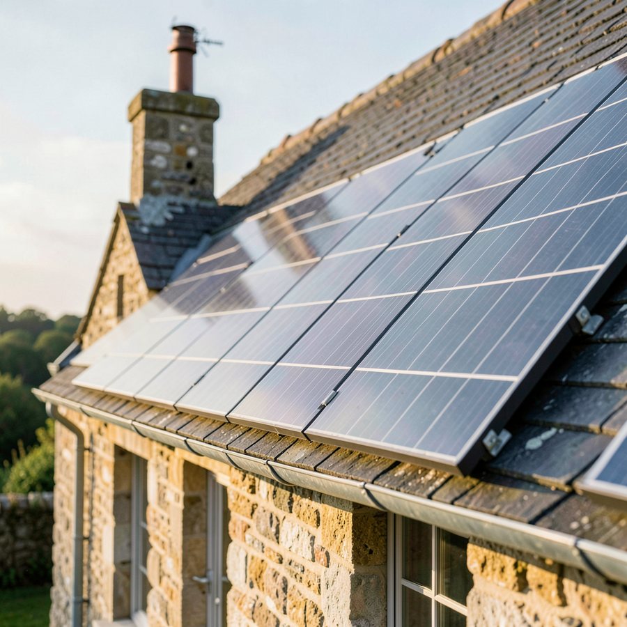 Panneau photovoltaique particulier