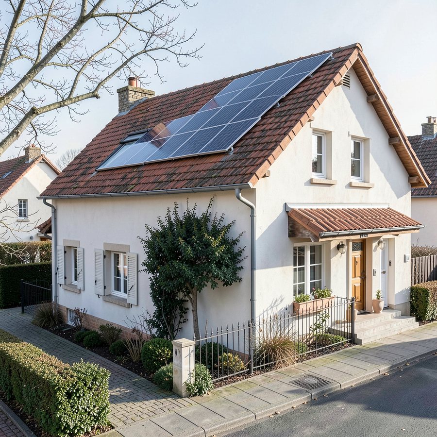 Panneau solaire maison neuve aide