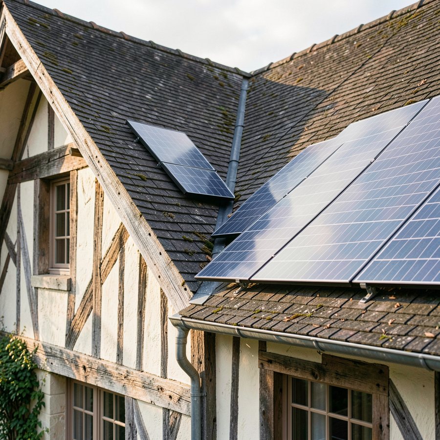 Prise en charge panneau solaire