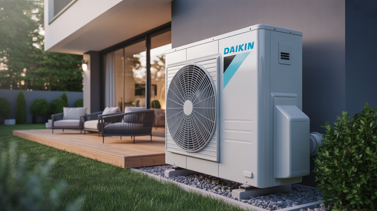 Implantation conseillée d’une pompe à chaleur Daikin pour limiter le bruit