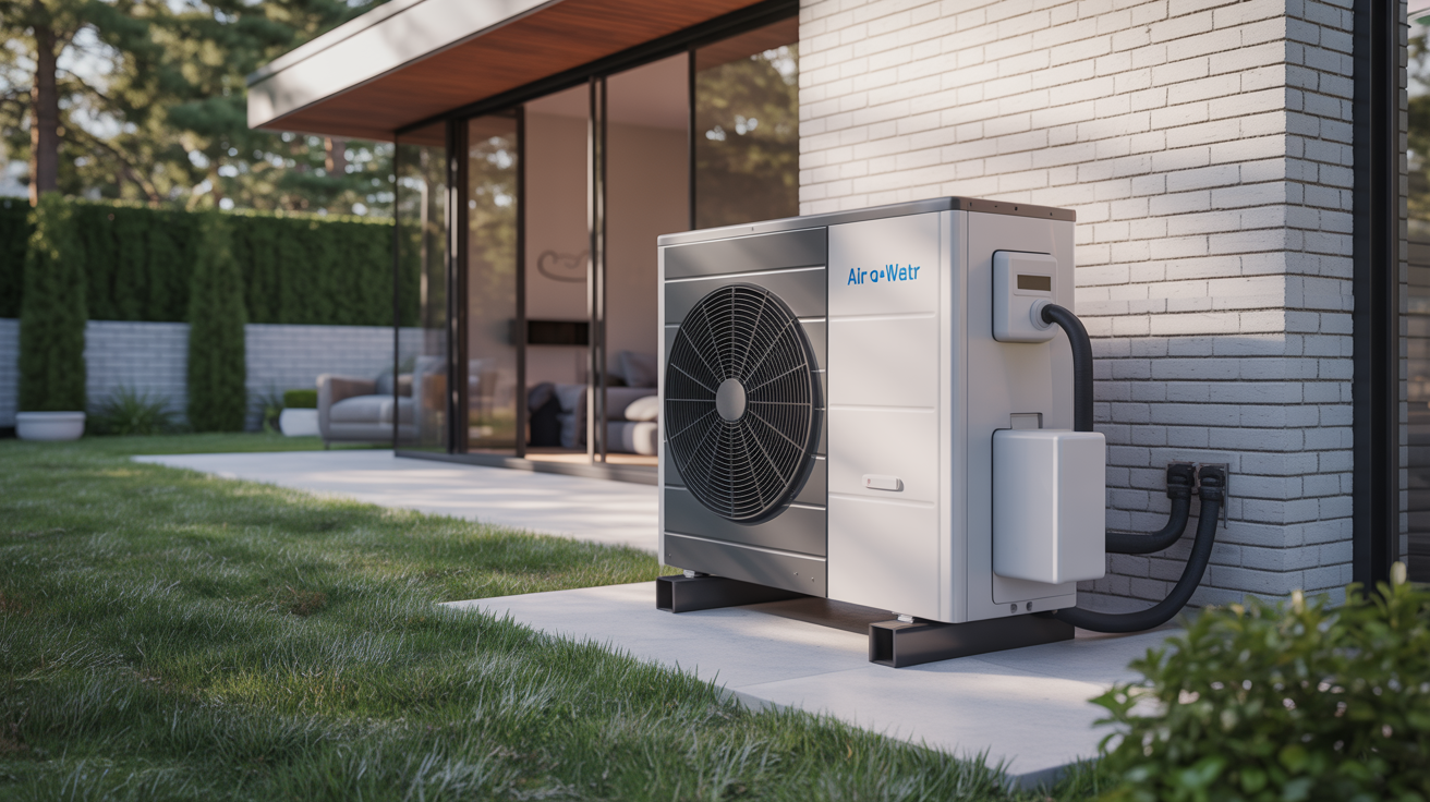 prix d une pompe à chaleur air eau installée dans un jardin moderne