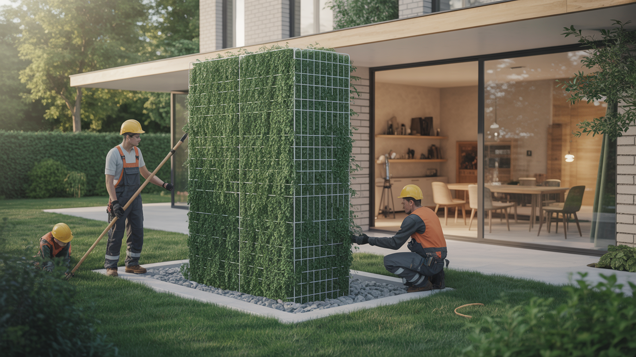 prix géothermie verticale avec forage professionnel devant une maison moderne