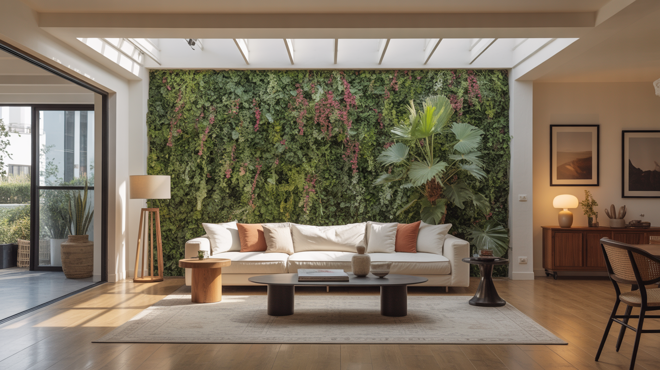 vitoclima 200 s confort installée dans un séjour moderne et lumineux