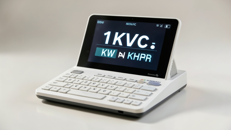 1 kWc en kWh calculé sur un écran de calculateur solaire professionnel
