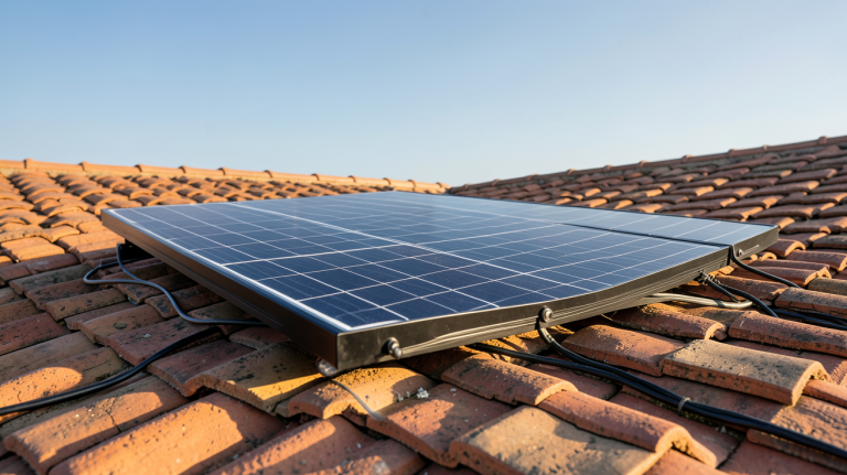 1 panneau solaire prix installation sur toit de maison individuelle