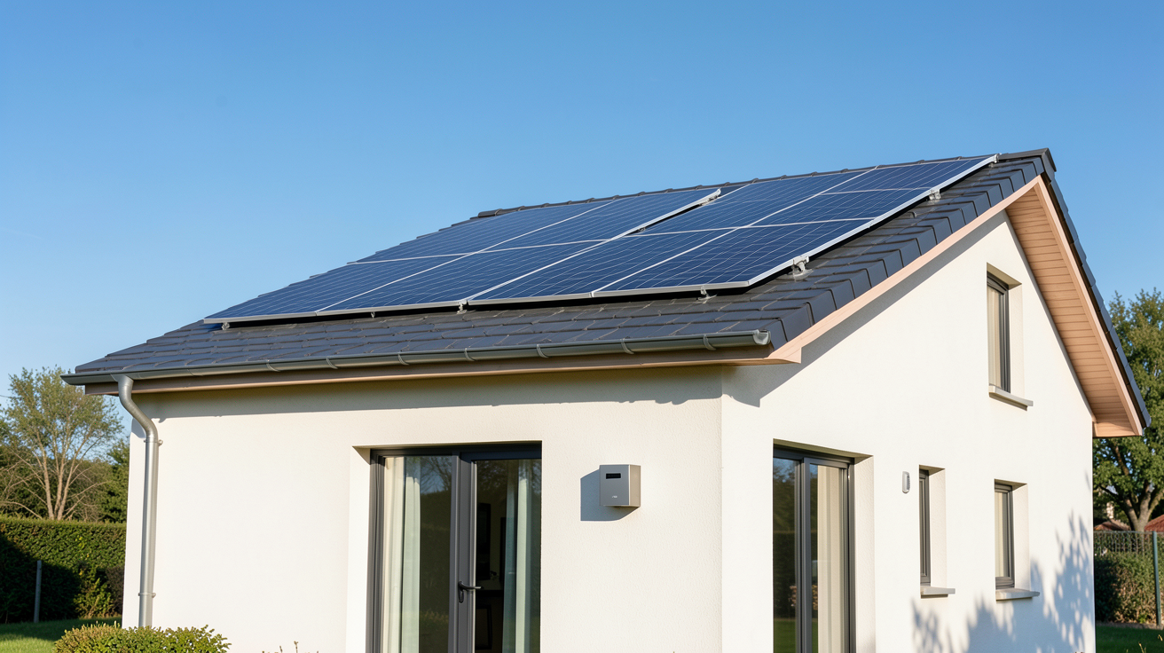 6 kWc installation solaire sur une maison de 100 m² avec bilan énergétique et financier