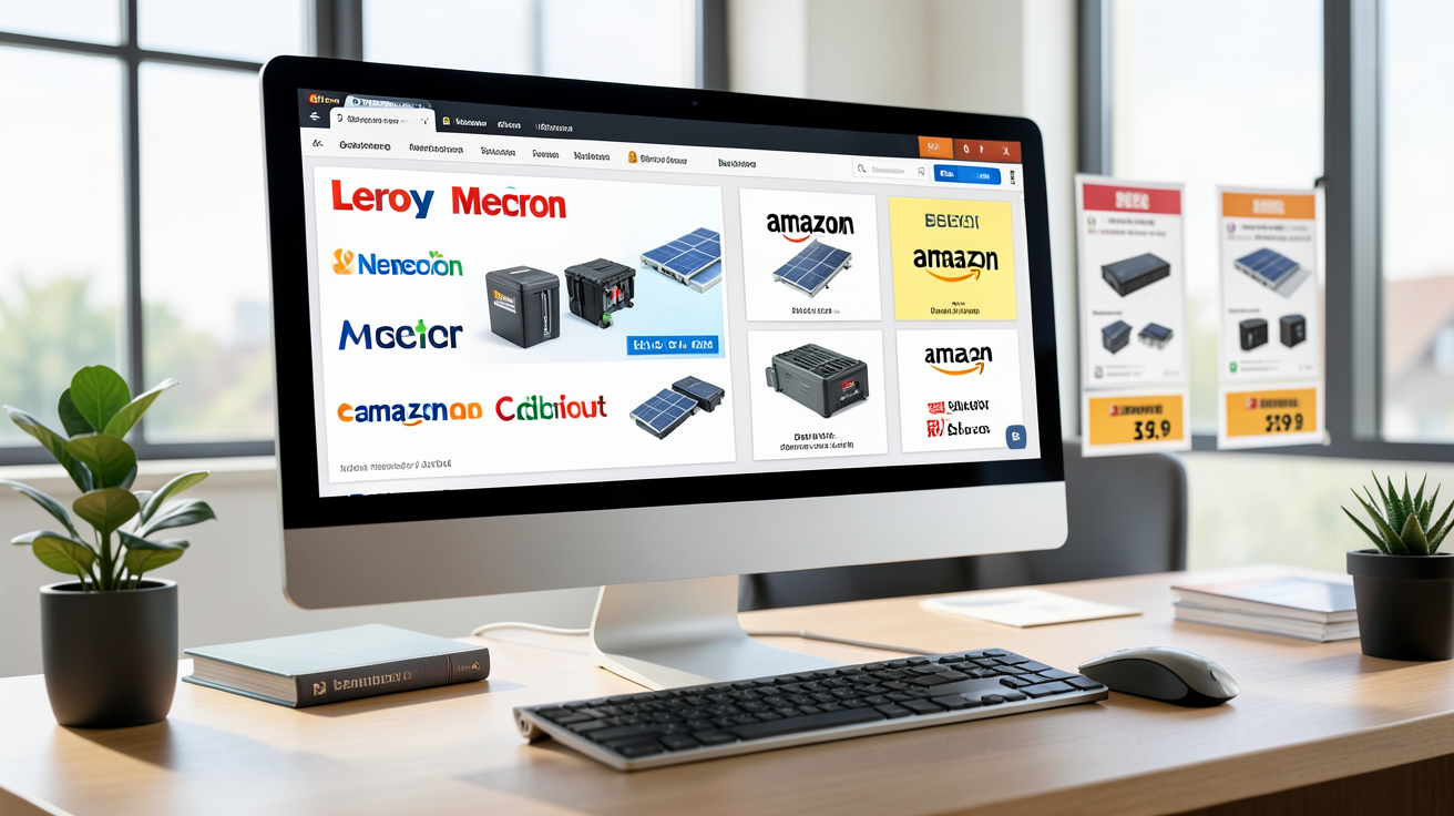 achat batterie solaire comparatif des meilleurs sites et enseignes en 2024