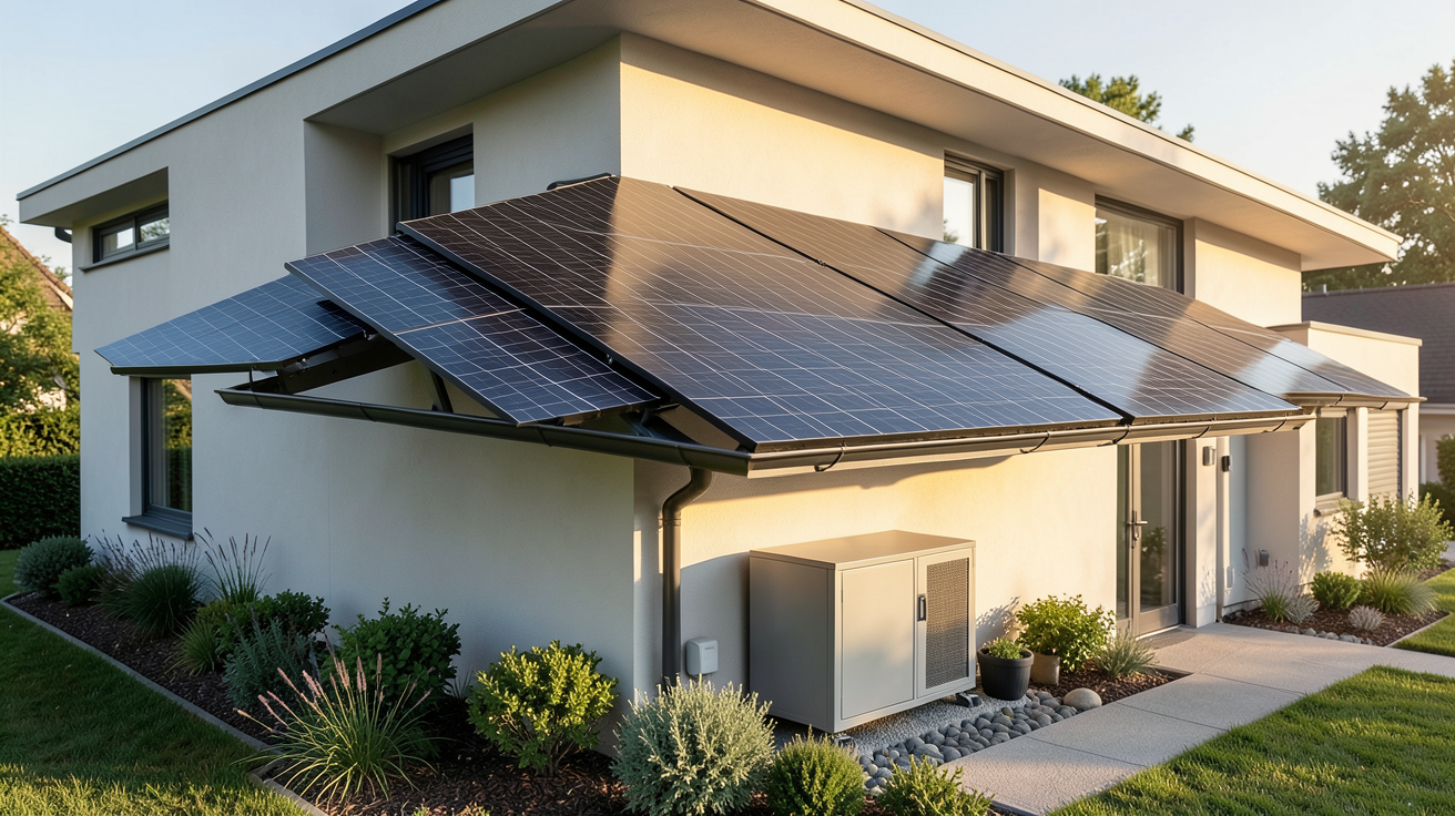 aen photovoltaïque système autoconsommation stockage hybridation maison moderne