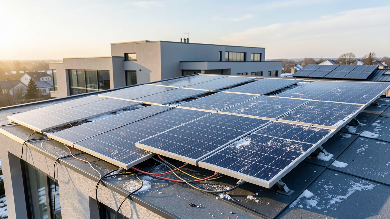 aérovoltaïque installation sur toit de maison moderne montrant les inconvénients et limites en 2026