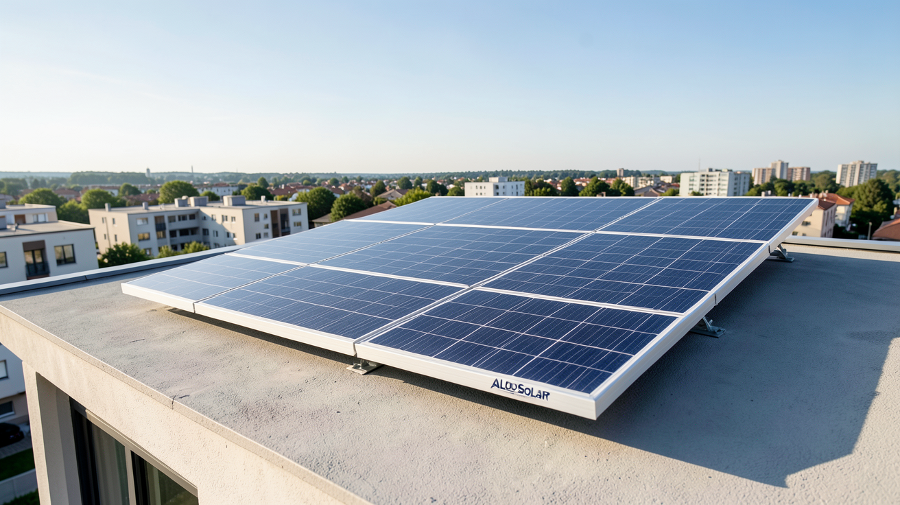 allo solar panneau solaire posé sur un toit résidentiel moderne avec analyse des prix 2026