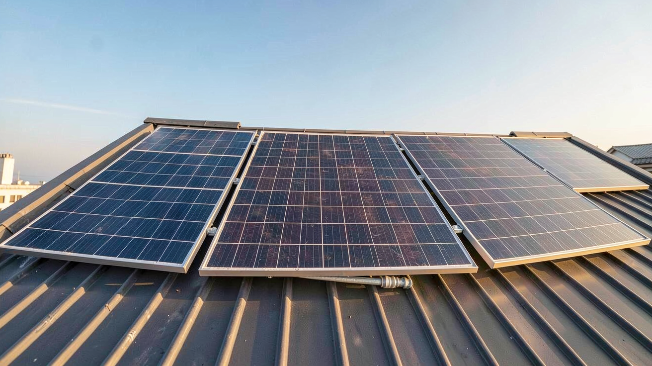 allpowers panneau solaire : comparaison des différents types de panneaux solaires ALLPOWERS disposés sur un toit
