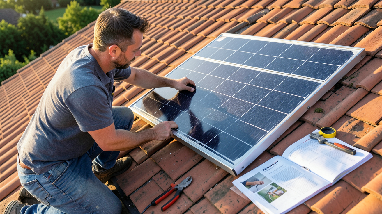 antarion panneau solaire guide d'installation pas à pas avec installateur professionnel