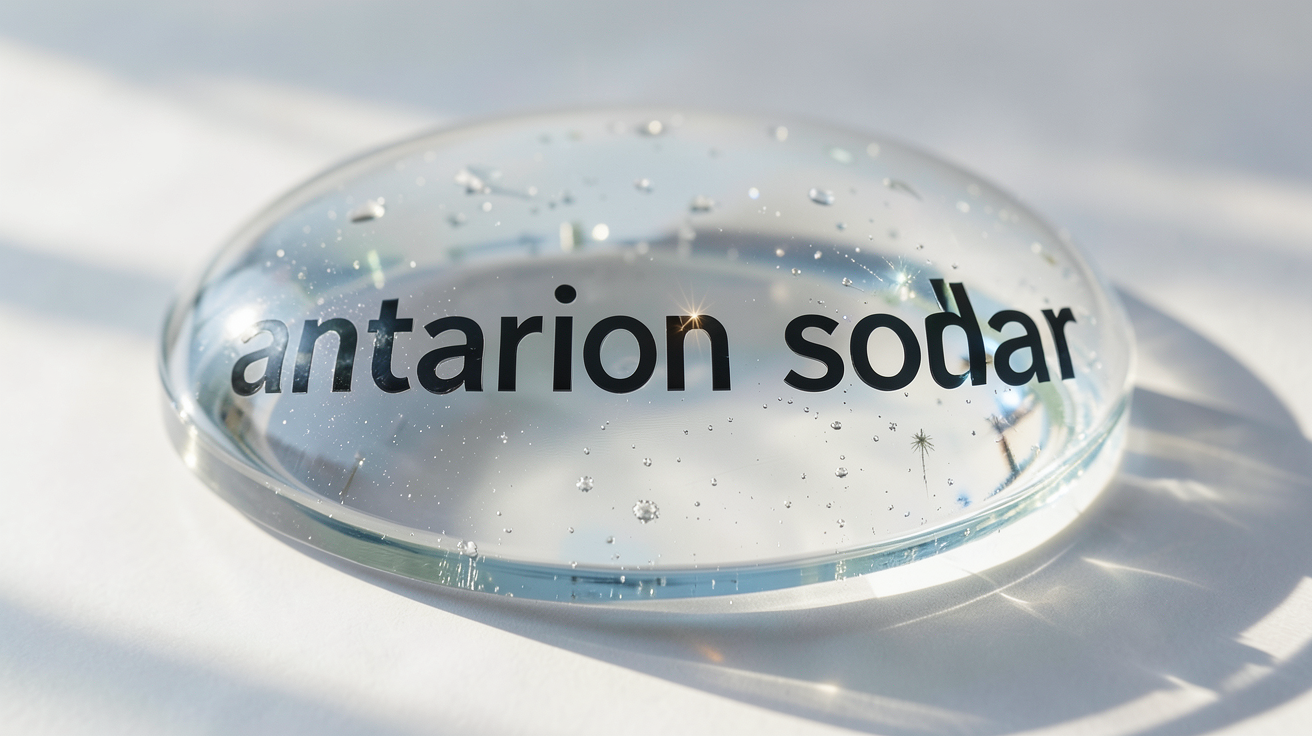 antarion solar photographié en situation réelle, illustration de l'article