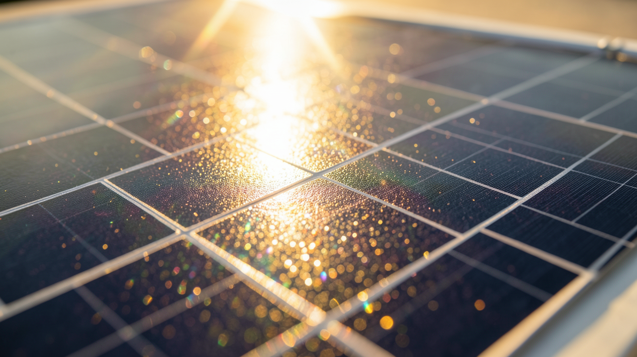 appareil photovoltaïque captant l'énergie solaire sur un toit