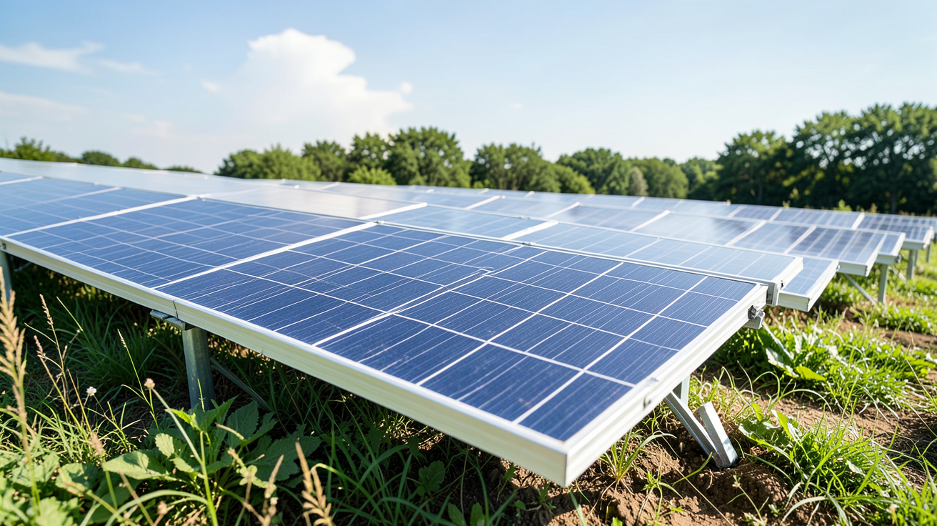 autoconsommation electricite photovoltaïque photographié en situation réelle, illustration de l'article
