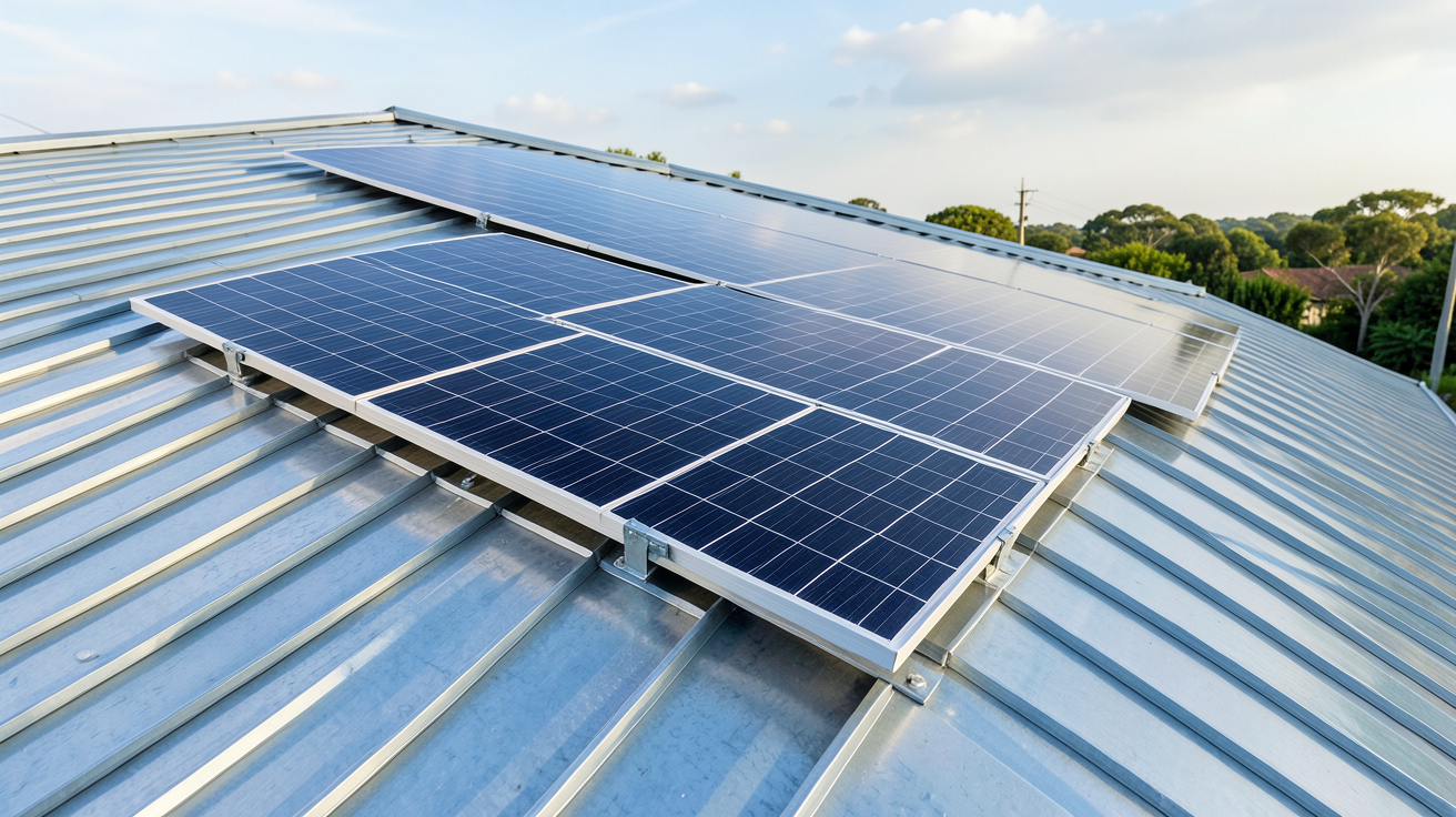 bac acier photovoltaïque intégré sur toiture montrant ses avantages techniques
