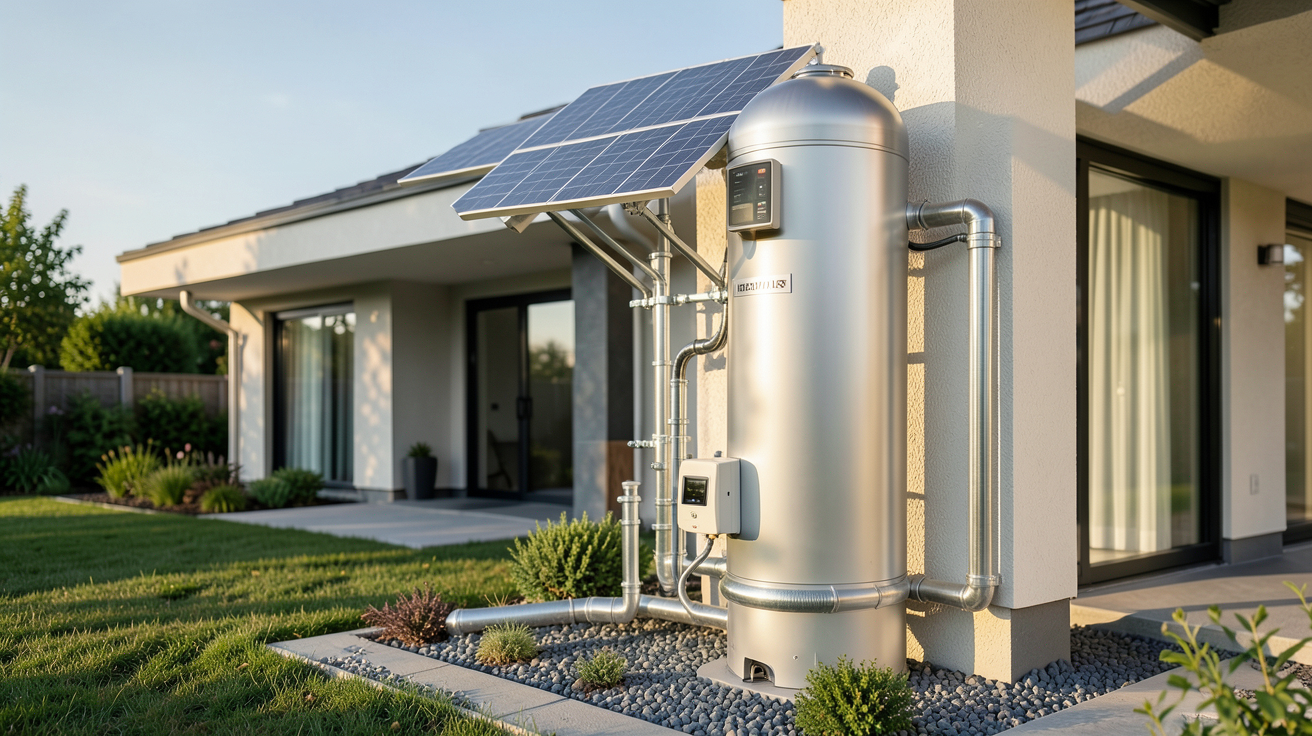 ballon eau chaude photovoltaique de différents types compatibles avec des panneaux solaires