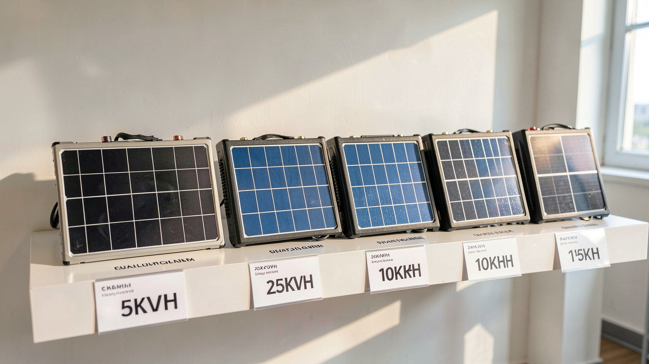 batterie panneau photovoltaique prix fourchettes par capacité 2kWh à 15kWh en 2024