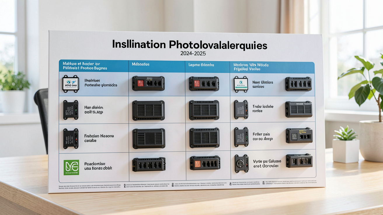 batterie pour installation photovoltaique tableau comparatif des marques et modèles les plus répandus en 2024-2025