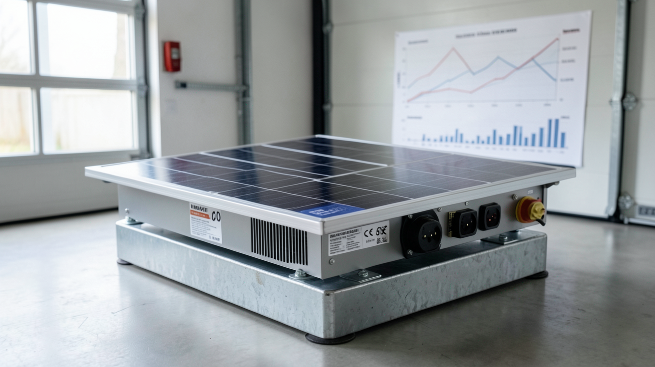 batterie pour panneau solaire affichant des fourchettes de prix par technologie et capacité en 2024