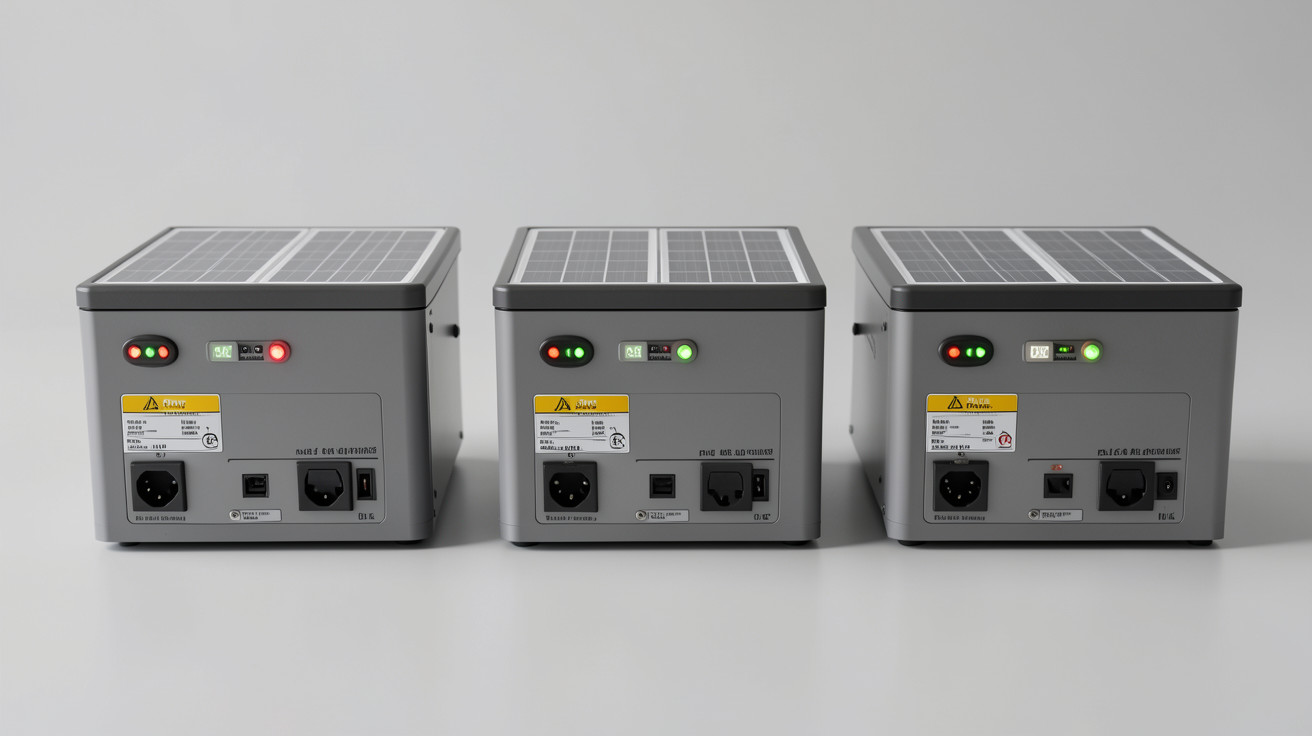 batterie pour panneaux photovoltaique : top 5 des batteries solaires plug and play en 2024 disposées en ligne