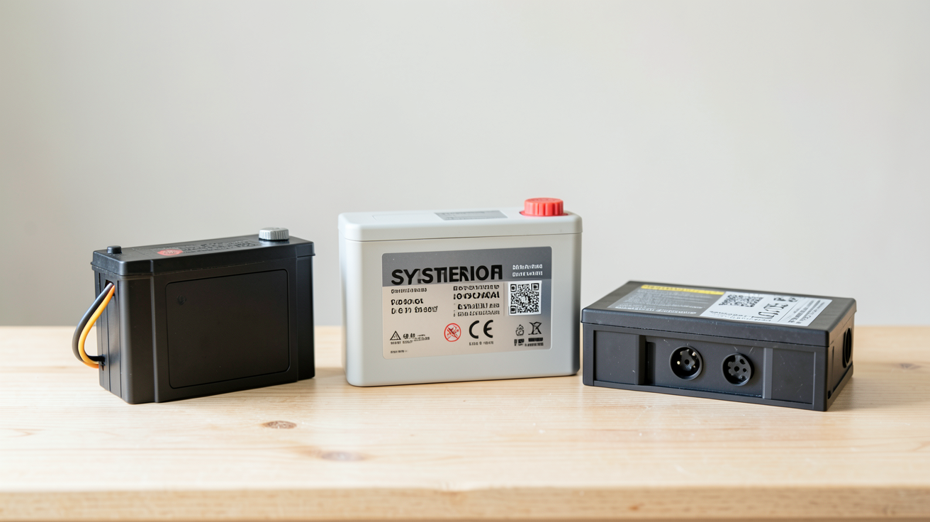 batterie pour système solaire montrant différents types de batteries pour stockage d'énergie