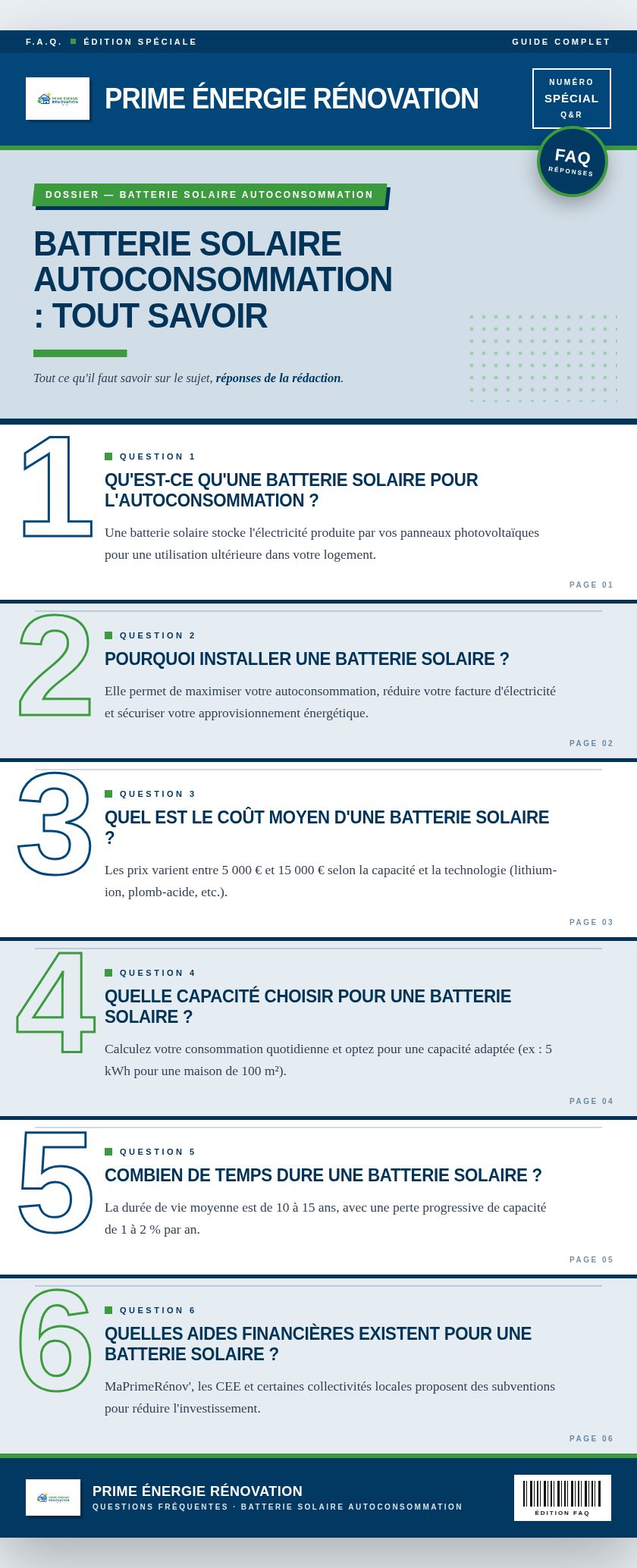 Infographie : Batterie solaire autoconsommation : tout savoir