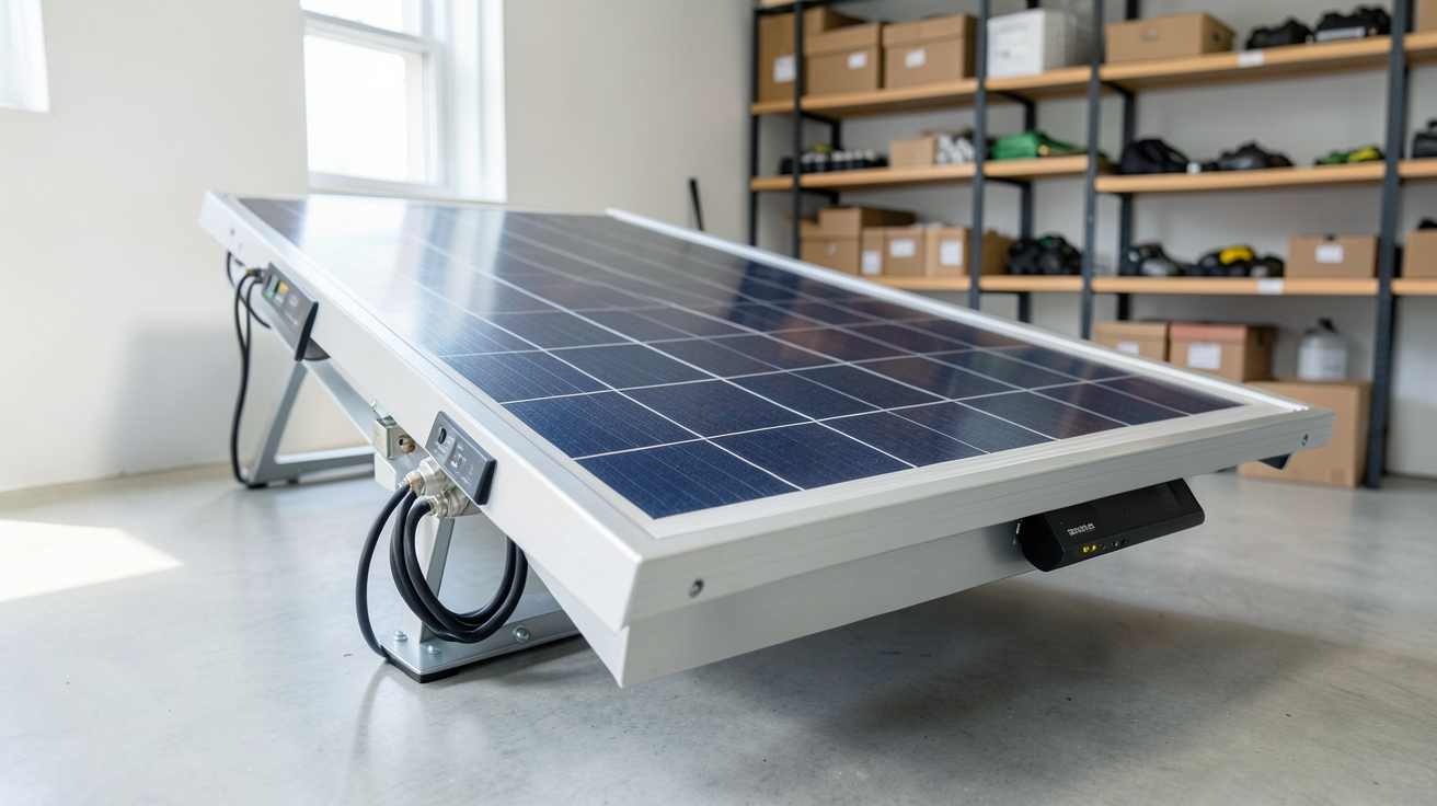 batterie solaire maison moderne installée dans un garage, comparatif 2024 des meilleures solutions
