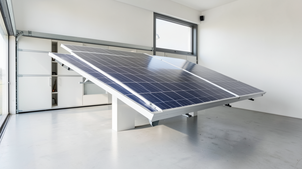 batterie solaire pour maison installée dans un intérieur résidentiel moderne