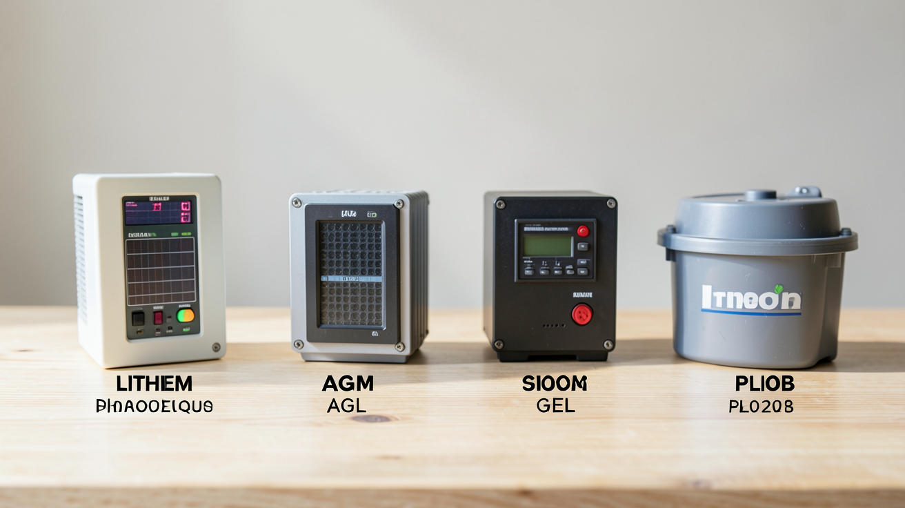 batterie stockage photovoltaïque prix tableau comparatif 2024 par technologie Lithium AGM GEL Plomb