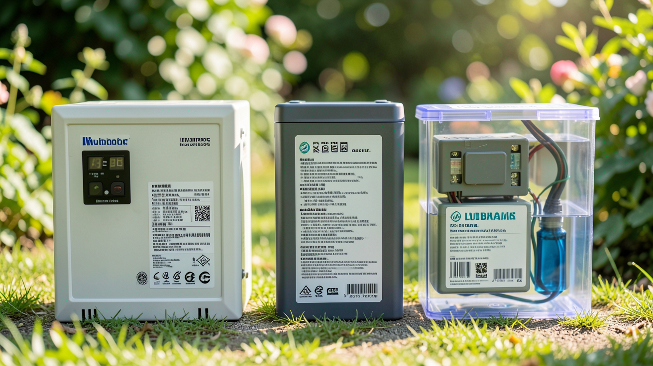 batterie stockage solaire prix affichant différentes technologies de batteries pour installation domestique