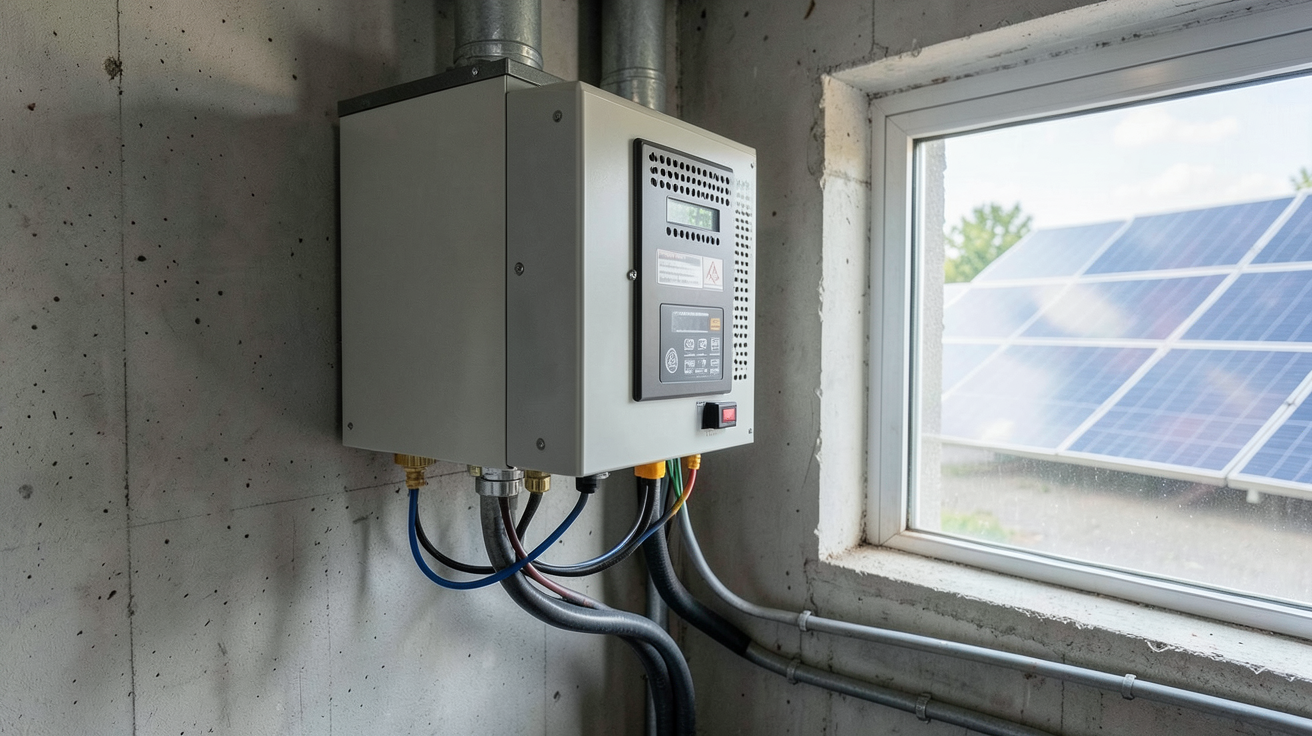 batterie système solaire installée dans un local technique pour maximiser l'autoconsommation énergétique