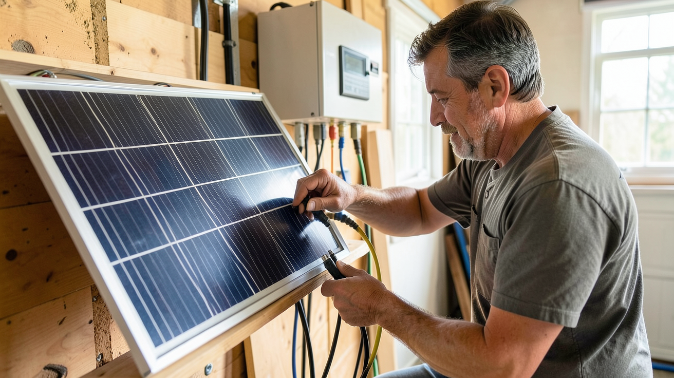 beem panneau solaire prix installation DIY guide branchement pas à pas