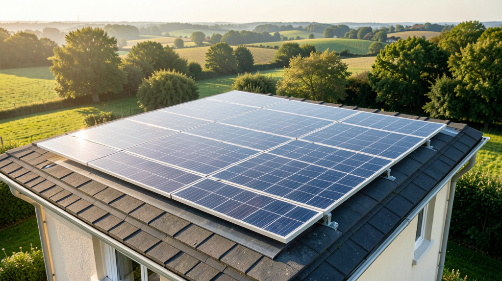 beem panneau solaire prix installation sur toit de maison individuelle