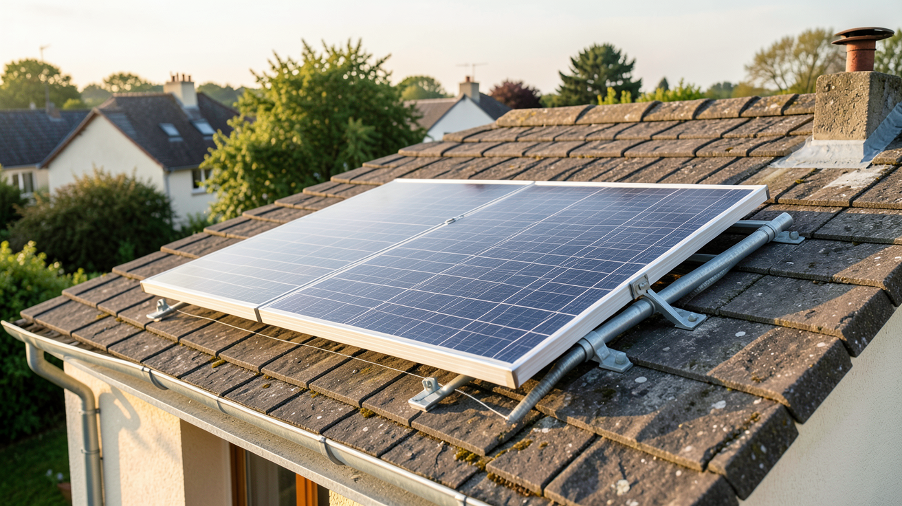 capteur à air chaud installé sur le toit d'une maison individuelle, expérience utilisateur en France