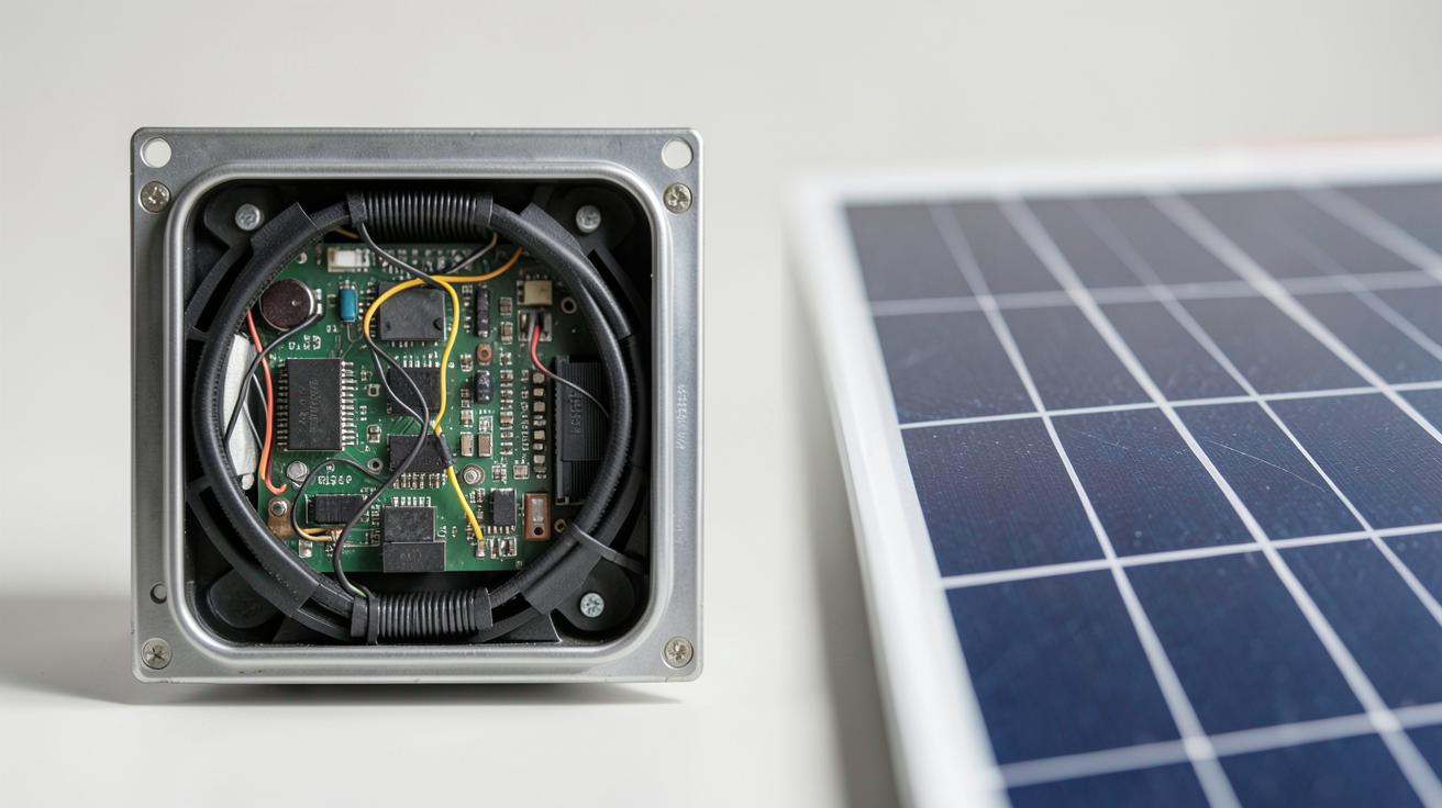 capteur solaire thermique et panneau photovoltaïque détaillés montrant leur fonctionnement technique interne et externe