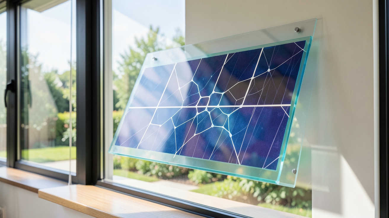 cellule de Grätzel intégrée dans un panneau solaire transparent pour une application dans l'habitat