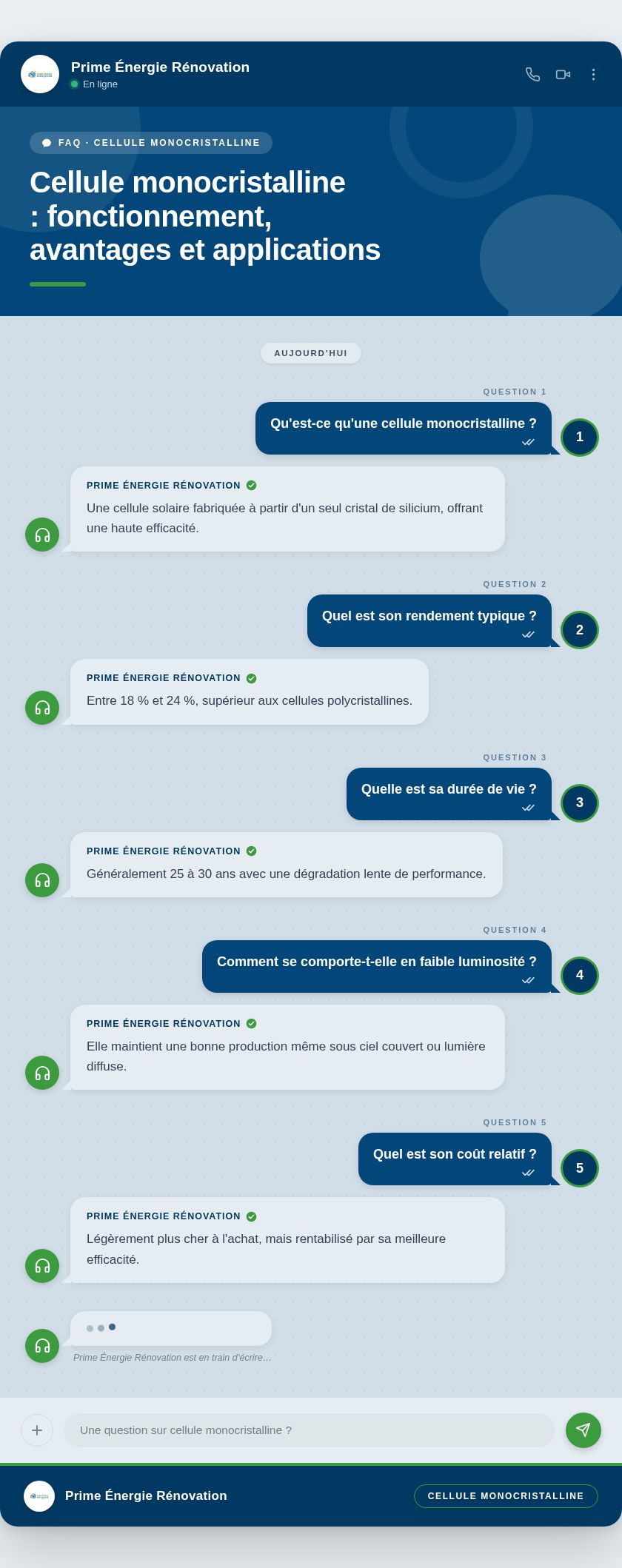 Infographie : Cellule monocristalline : fonctionnement, avantages et applications
