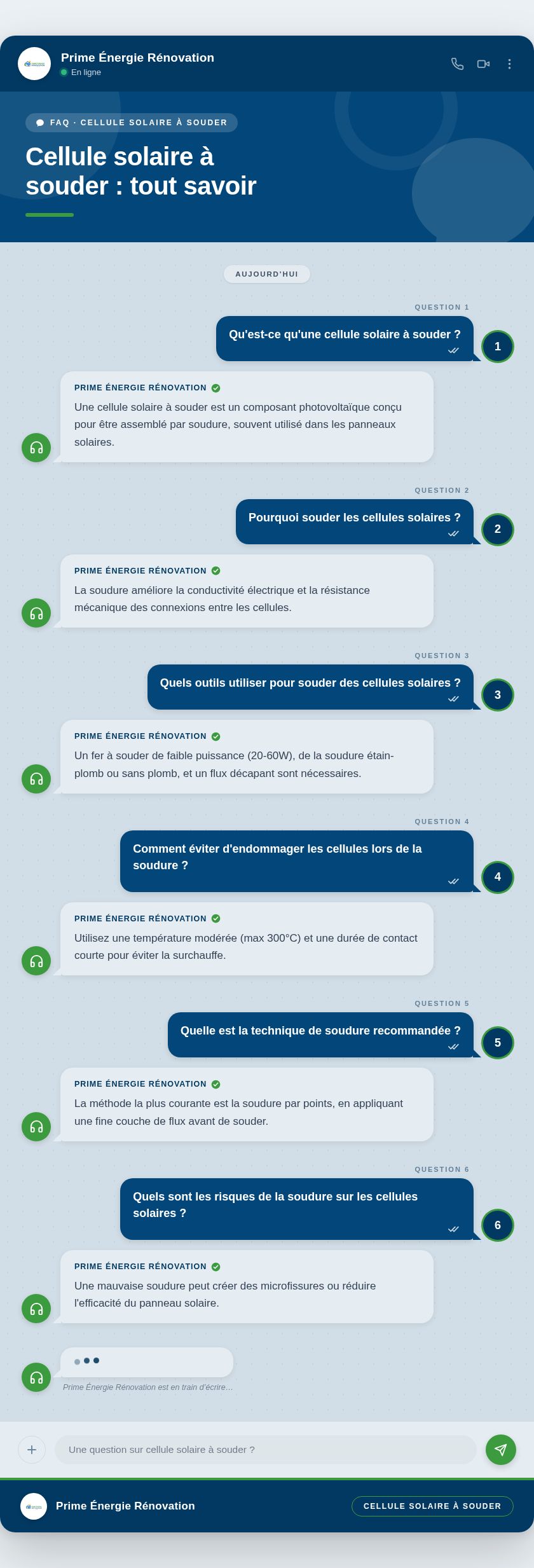 Infographie : Cellule solaire à souder : tout savoir