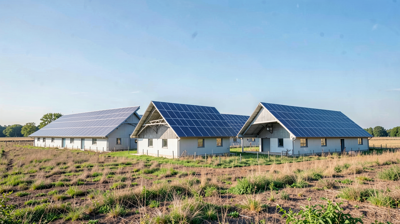 centrale photovoltaique autoconsommation illustrant les trois types de systèmes pour l'autoconsommation en 2024