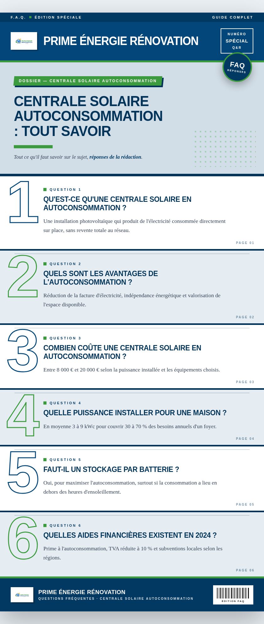 Infographie : Centrale solaire autoconsommation : tout savoir