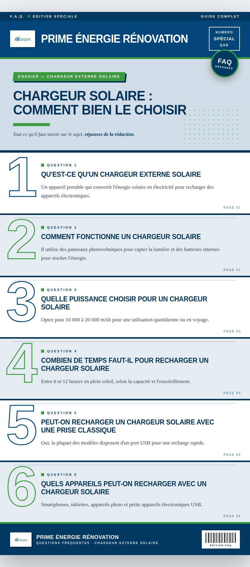 Infographie : Chargeur solaire : comment bien le choisir