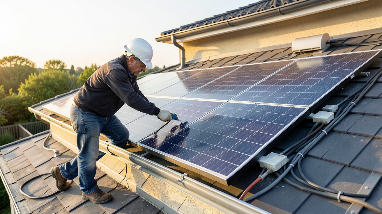 chauffage photovoltaïque optimisation installation coût performance panneaux solaires sur toit maison