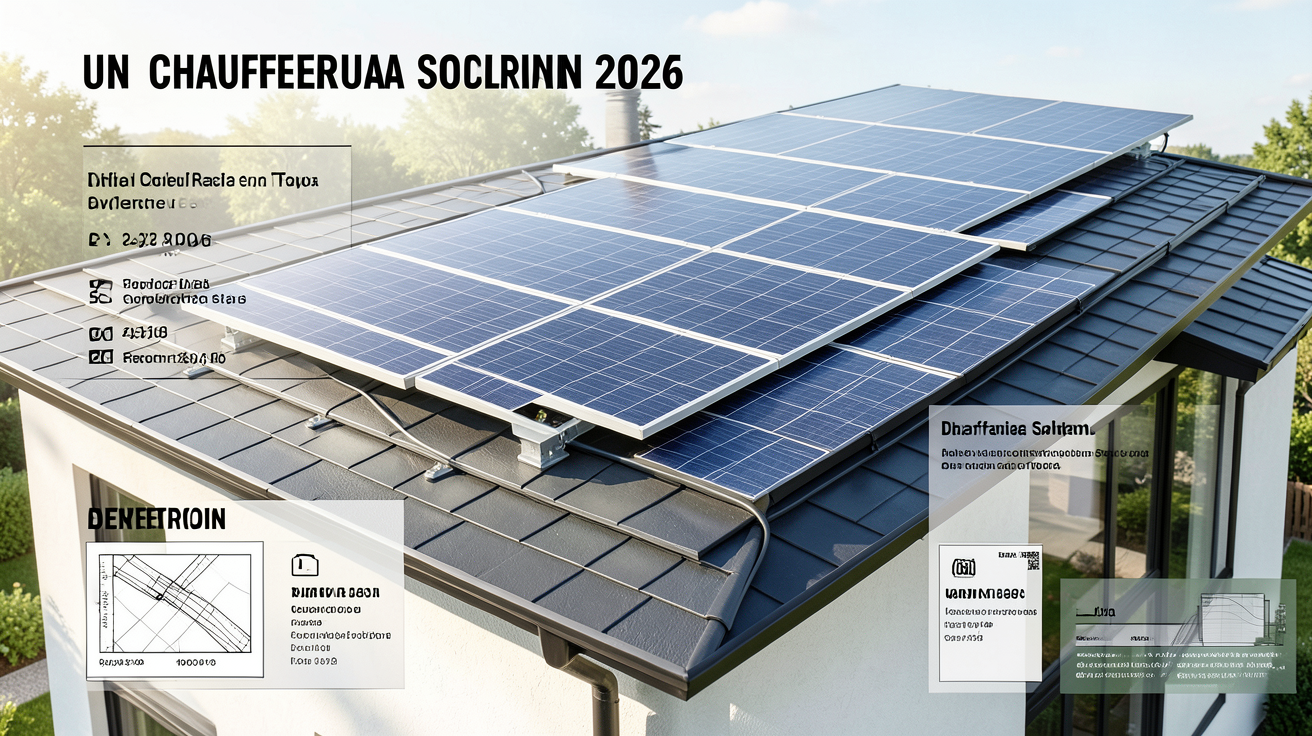 chauffe eau solaire prix d’un devis détaillé en 2026 montrant les coûts et les facteurs influençant le coût