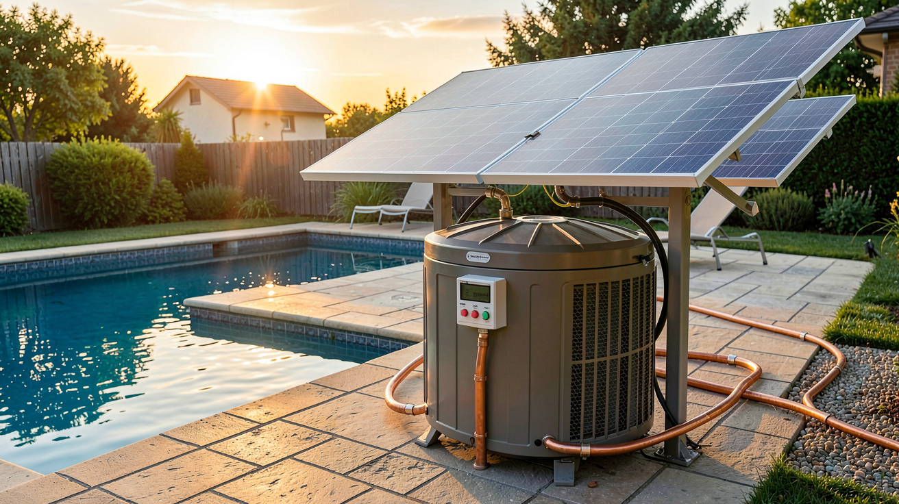 chauffe piscine solaire optimisé pour maximiser la performance thermique